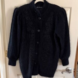 VINTAGE Lee Sands Black Women's Fur Jacket